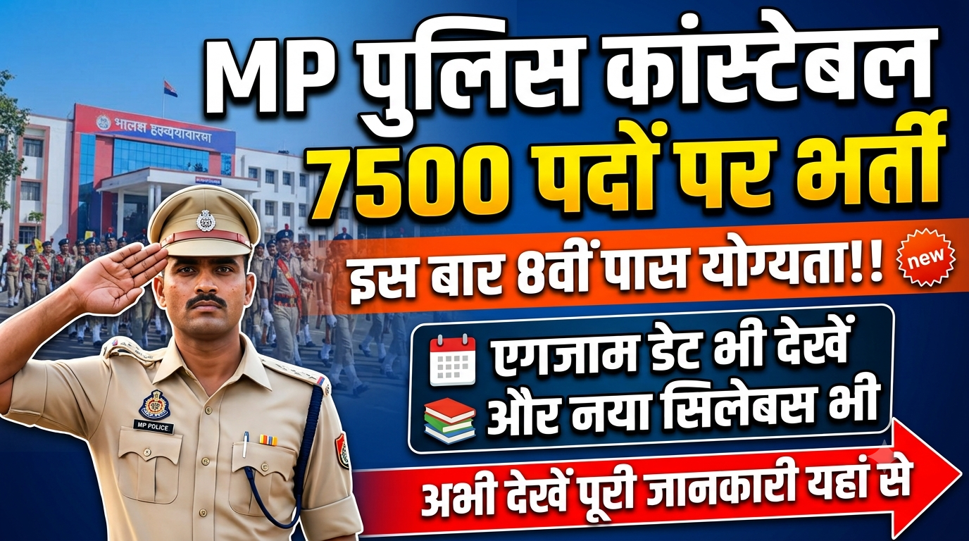 MP Police Constable Recruitment 2026