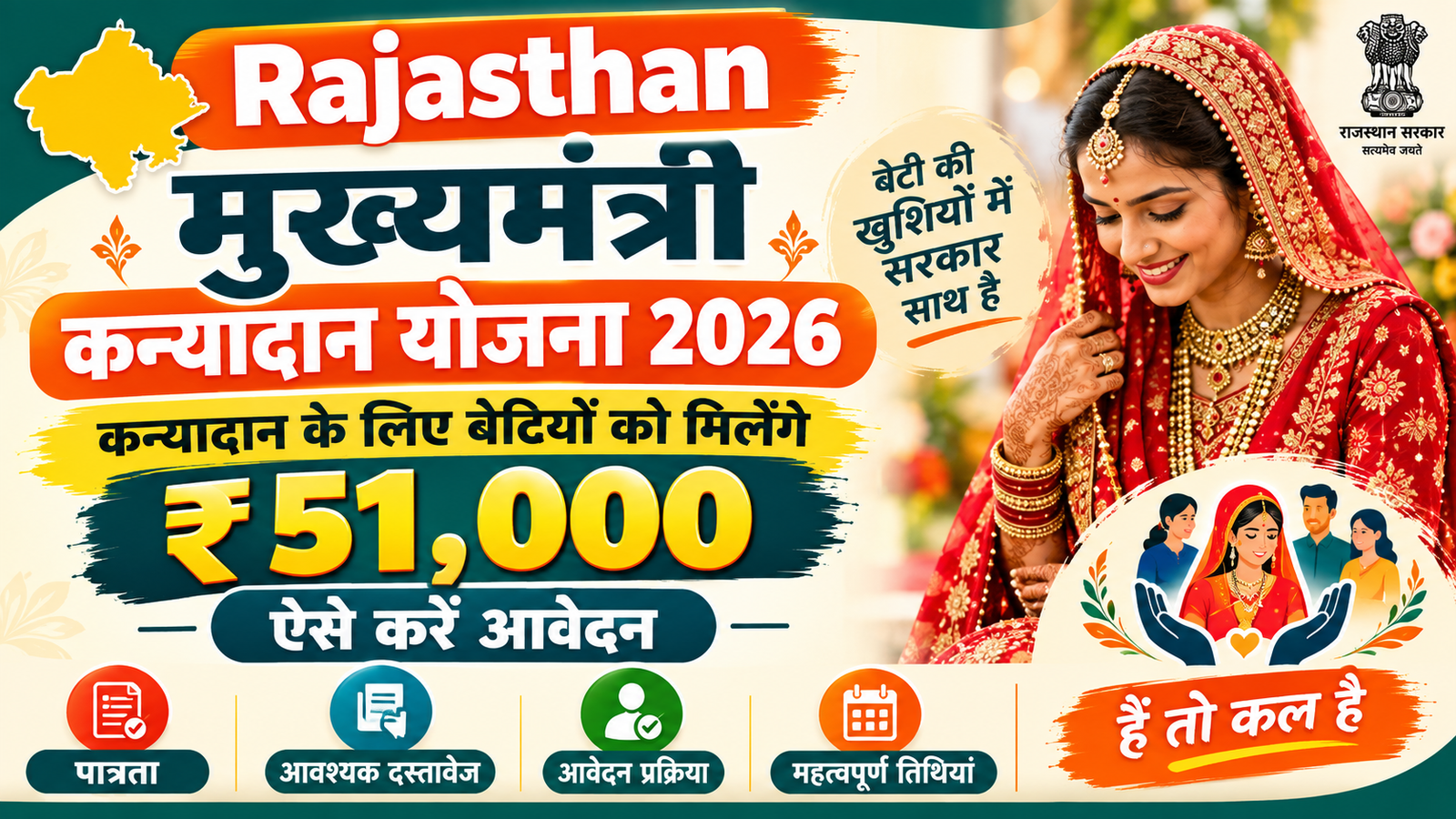 Rajasthan Kanyadan Yojana Form 2026